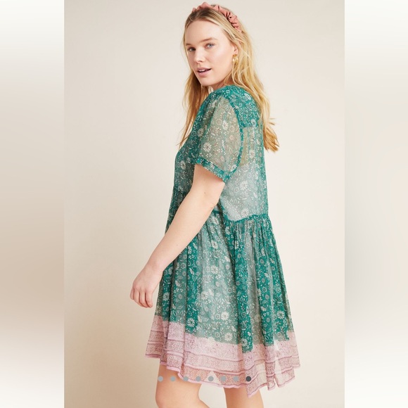 Worn once then dry cleaned Anthropologie Dress - Picture 4 of 8